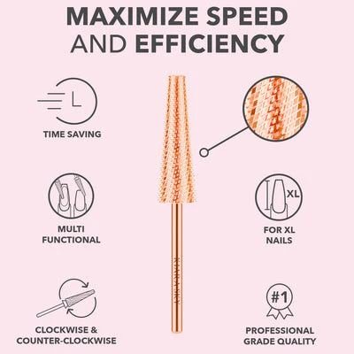 Drill Bit - XL 5 in 1 Fine Rose Gold - Image 2