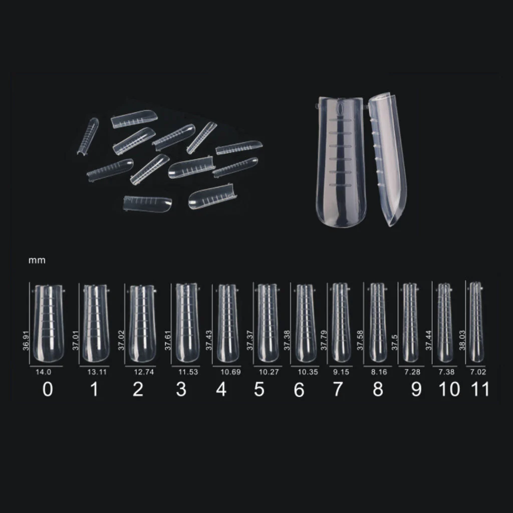 Dual Form Tips - C-Curve #0-11 120pc - Image 2