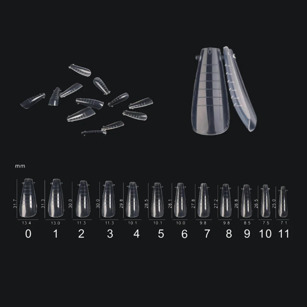 Dual Form Tips - Coffin #0-11 120pc - Image 2