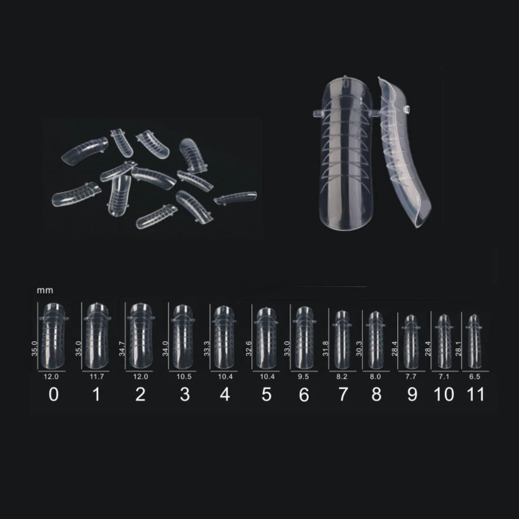 Dual Form Tips - Regular #0-11 120pc - Image 2