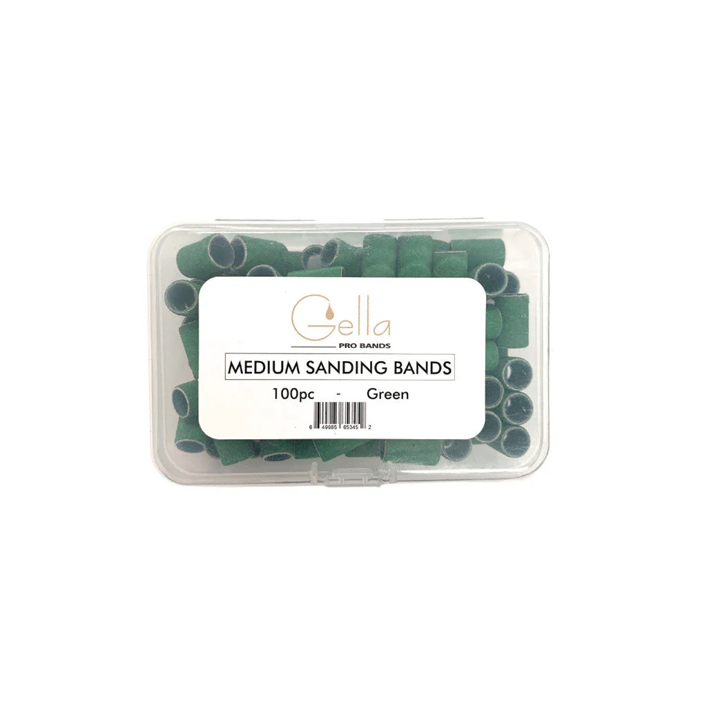 Sanding Bands Medium Green 100pc - Image 2