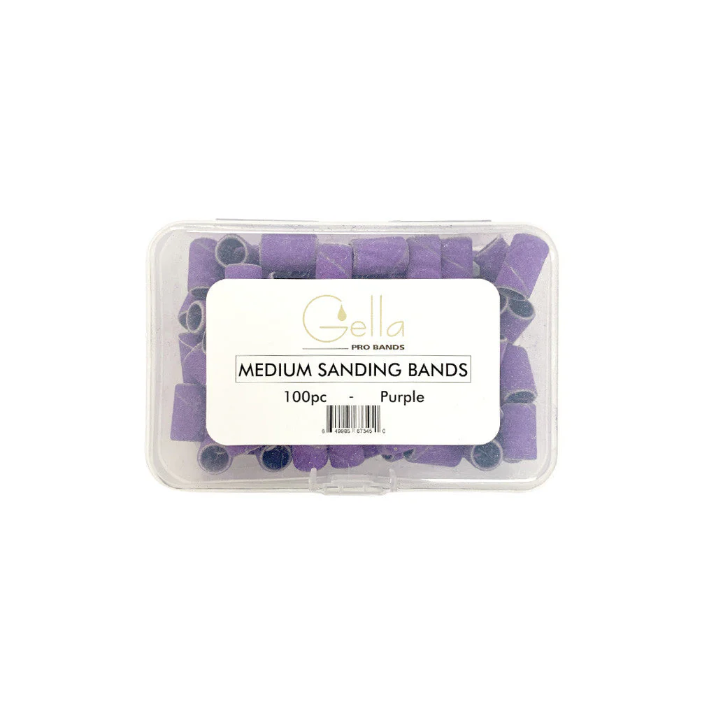 Sanding Bands Medium Purple 100pc - Image 2