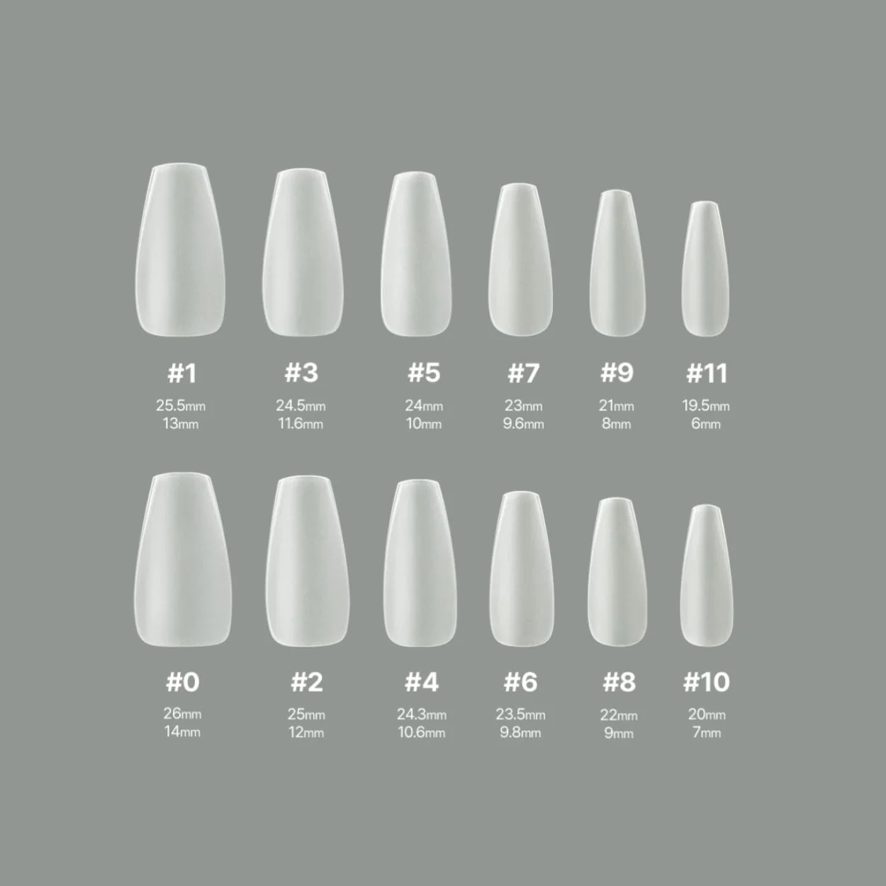 Gel Fit Nail Tips - Square - Image 5
