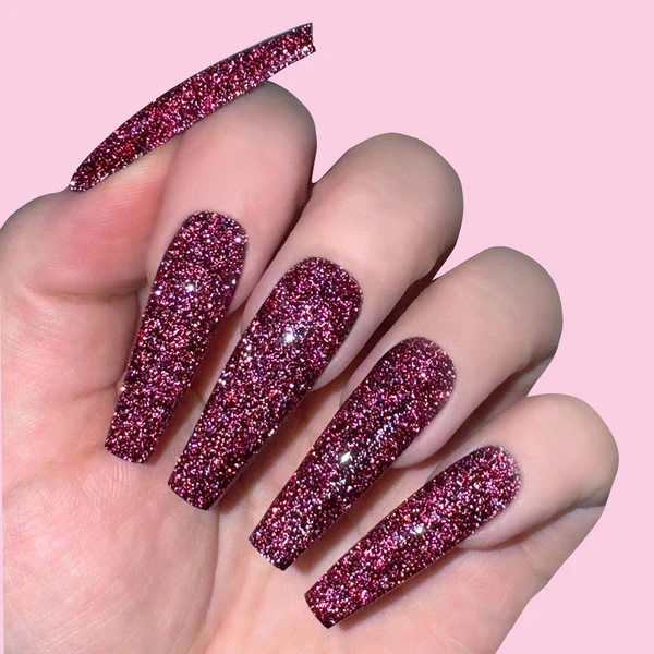 Gel Polish - GFX128 Crimson - Image 3
