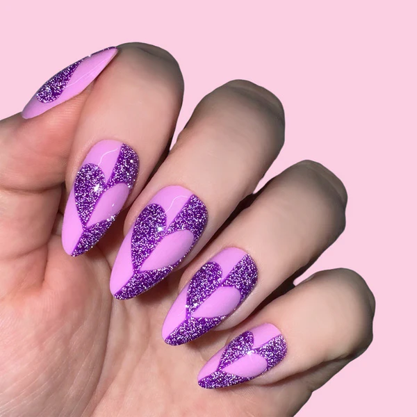 Gel Polish - GFX130 Heart Beet - Image 2