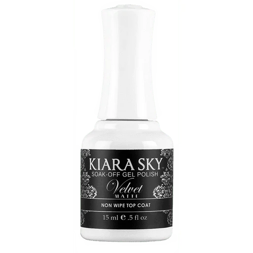 Gel Polish Velvet Top Coat  Matte No Wipe 15ml - Image 2