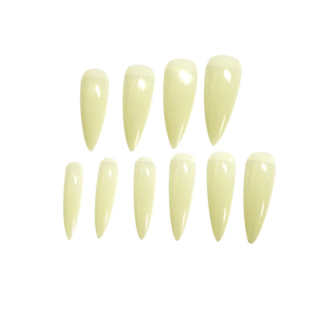 Full Tips Stiletto Medium Natural 1-9 504pc - Image 4