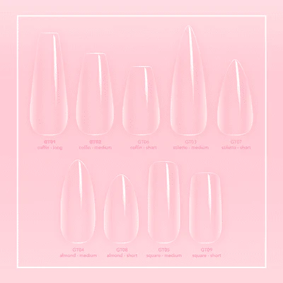 Gelly Tip - GT08 Short Almond - Image 2