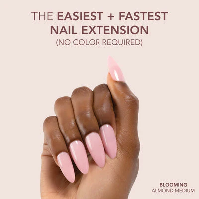Gelly Tips Cover -  Almond Medium Blooming - Image 2
