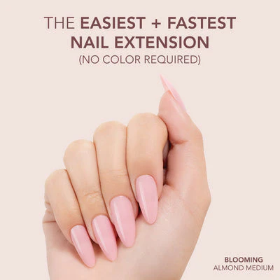 Gelly Tips Cover -  Almond Medium Blooming - Image 3