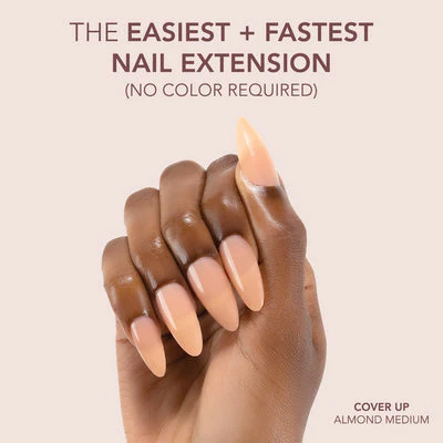 Gelly Tips Cover -  Almond Medium Cover Up - Image 3