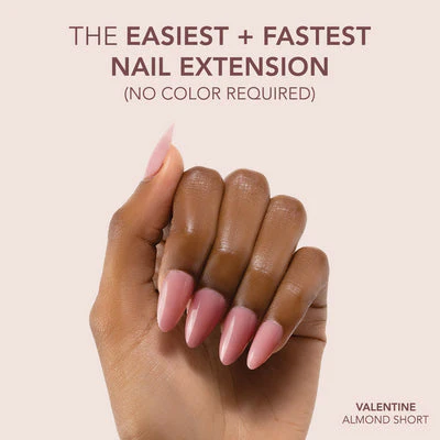 Gelly Tips Cover -  Almond Short One Of A Kind - Image 3