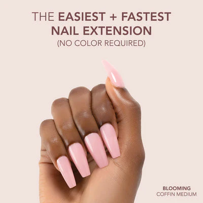 Gelly Tips Cover -  Coffin Medium Blooming - Image 2