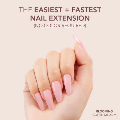 Gelly Tips Cover -  Coffin Medium Blooming - Image 3
