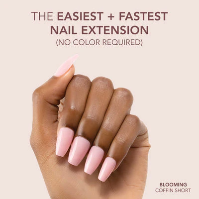 Gelly Tips Cover -  Coffin Short Blooming - Image 2