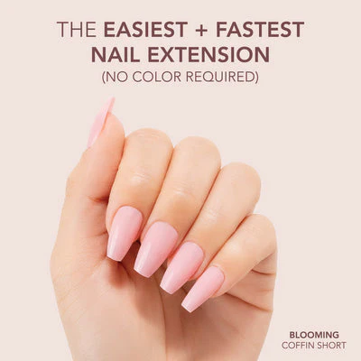Gelly Tips Cover -  Coffin Short Blooming - Image 3