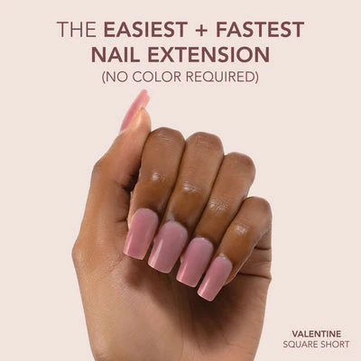 Gelly Tips Cover -  Square Short Valentine - Image 2