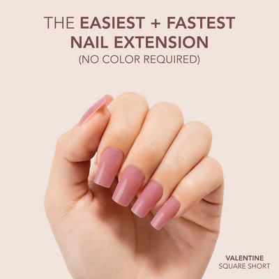 Gelly Tips Cover -  Square Short Valentine - Image 3