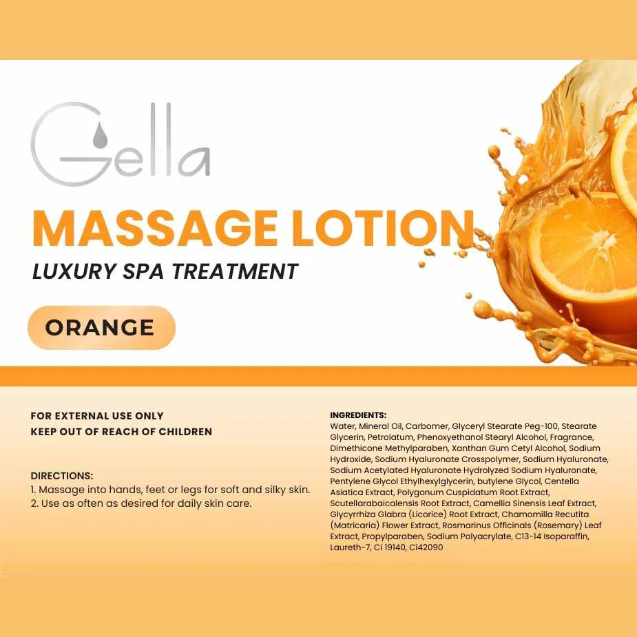 Massage Lotion -  Orange 3.78L (1gal) - Image 2