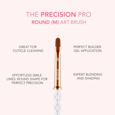 Nail Art Brush - M Round - Image 3