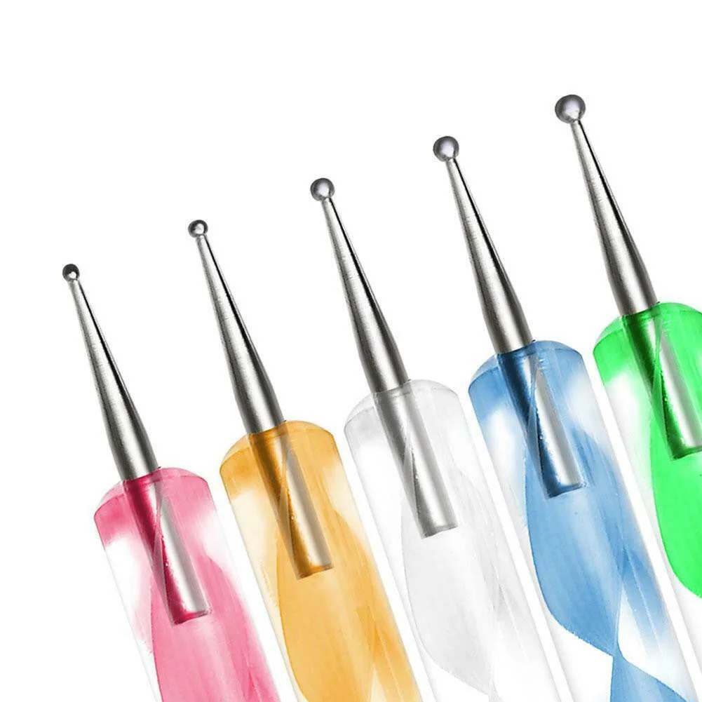 Nail Art Dotting Tool Set 5pc - Image 2