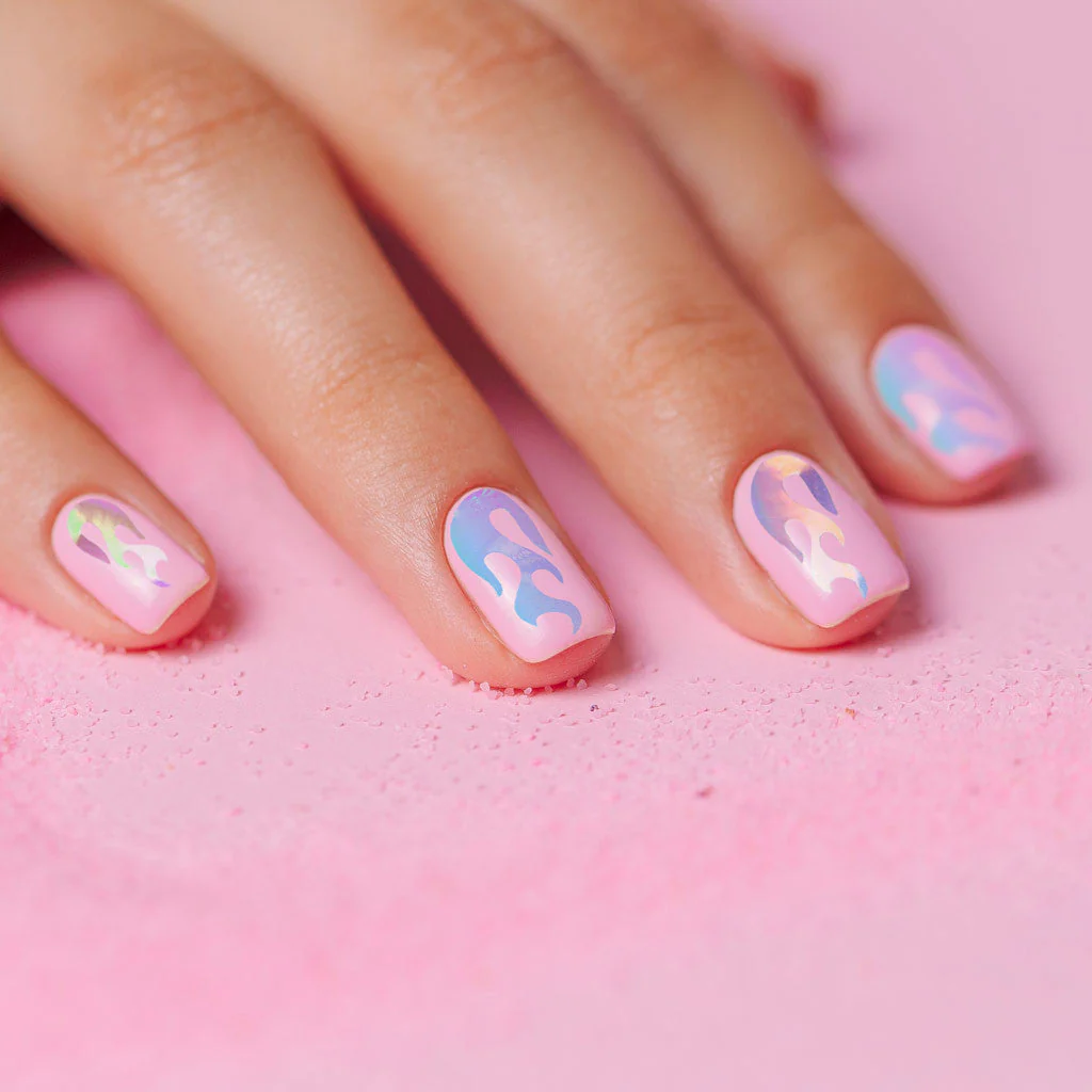 Nail Art Sheets - Flame Decals - Image 2