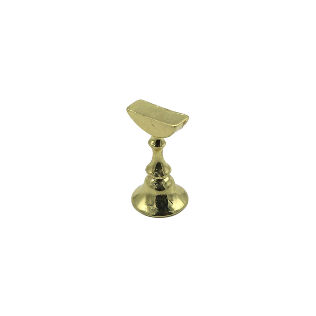 Nail Holder Alloy Crystal Display Stand - Gold - Image 3
