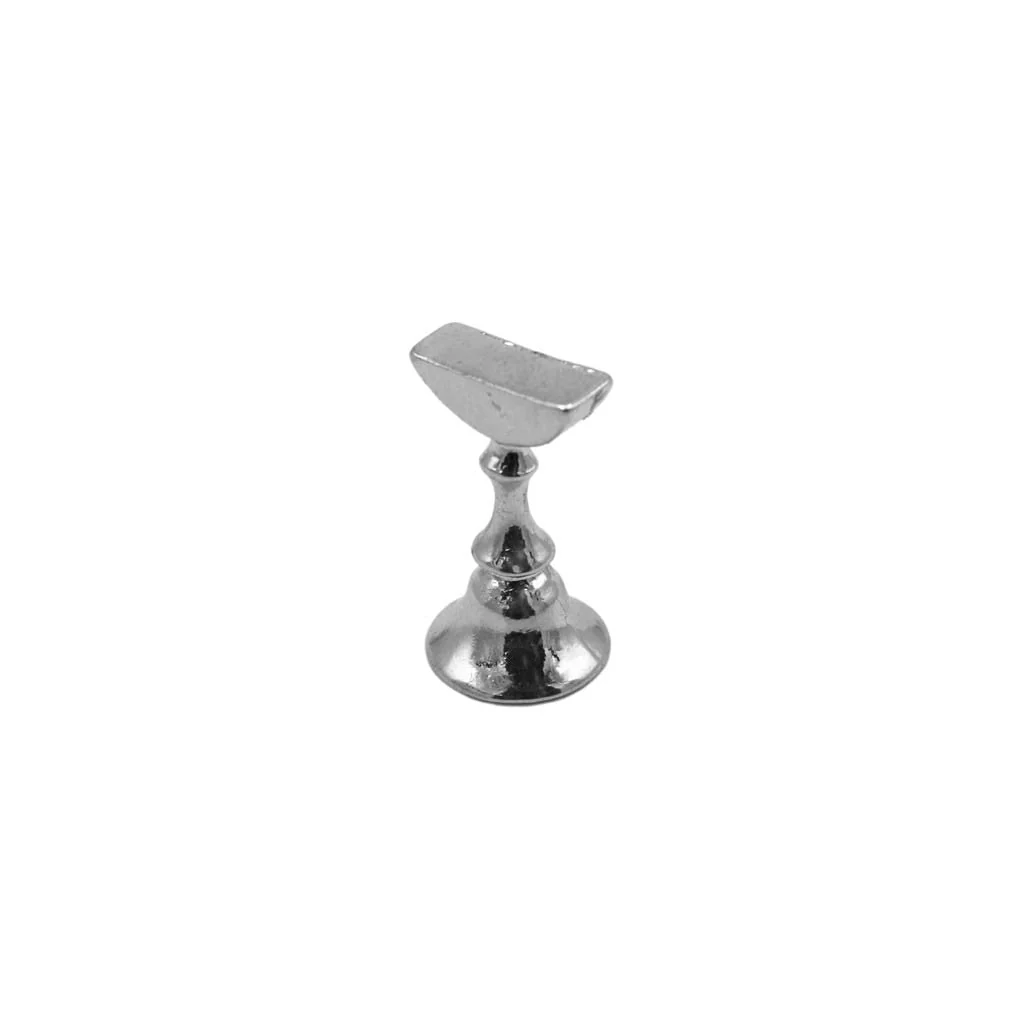 Nail Holder Alloy Crystal Display Stand - Silver - Image 3
