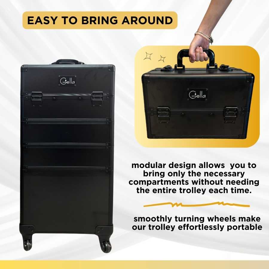 Nail Storage Trolley Case With Inserts - Image 6