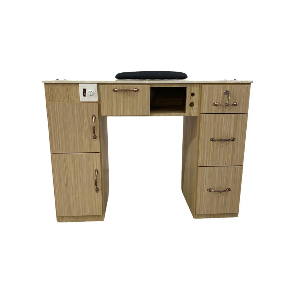 Nail Table Wood 2 with Dust collector - Image 2