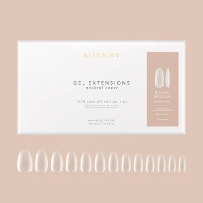 Natural Gel Extensions - NNRM Round Medium - Image 2