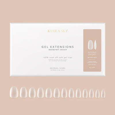 Natural Gel Extensions - NNRS Round Short - Image 2