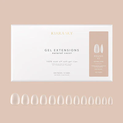 Natural Gel Extensions - NNRXS Round XS - Image 2