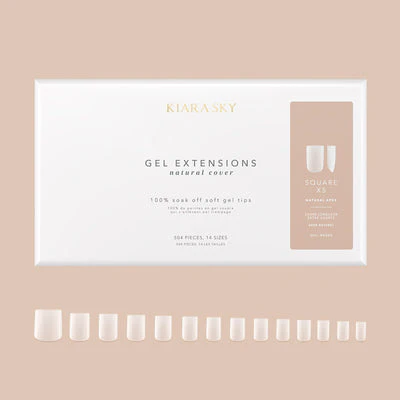 Natural Gel Extensions - NNSXS Square XS - Image 2