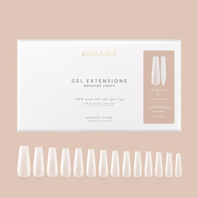 Natural Gel Extensions - NSCXL Coffin XL - Image 2