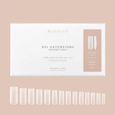 Natural Gel Extensions - NSSL Square Long - Image 2