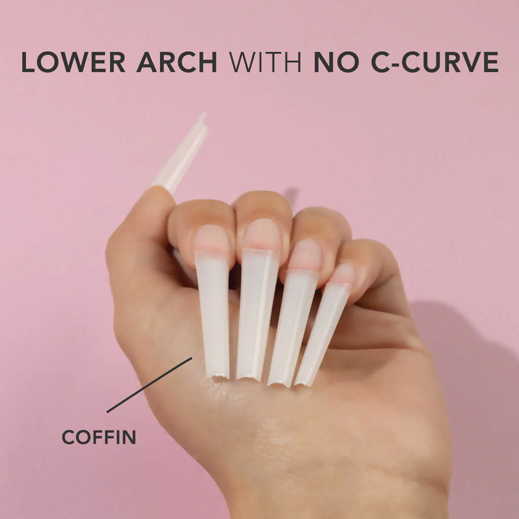Non C-Curve Tip - NONCN01 XXL Coffin Natural 500pc - Image 4