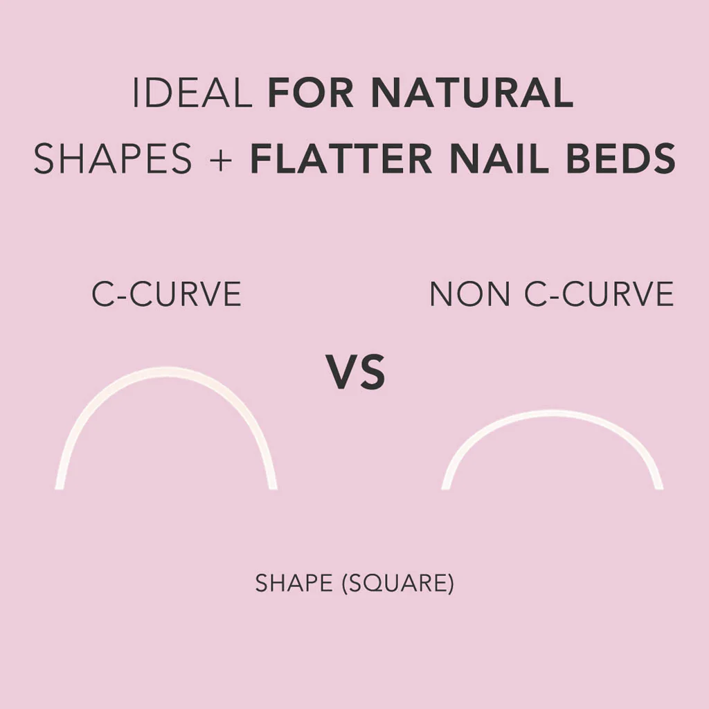 Non C-Curve Tip - NONCN03 XXL Square Natural 500pc - Image 3