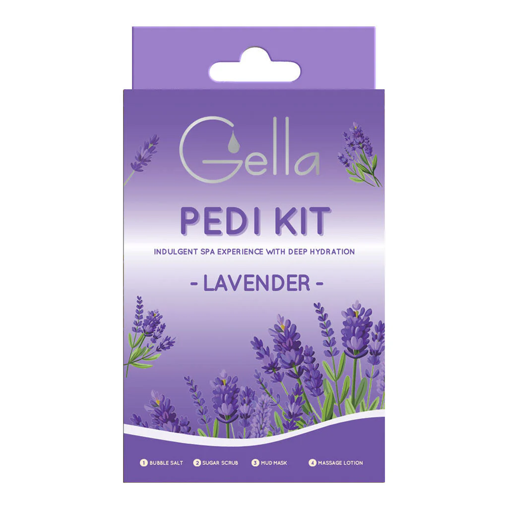 Pedi Kit 4 Steps - Lavender 50pc (Carton) - Image 2