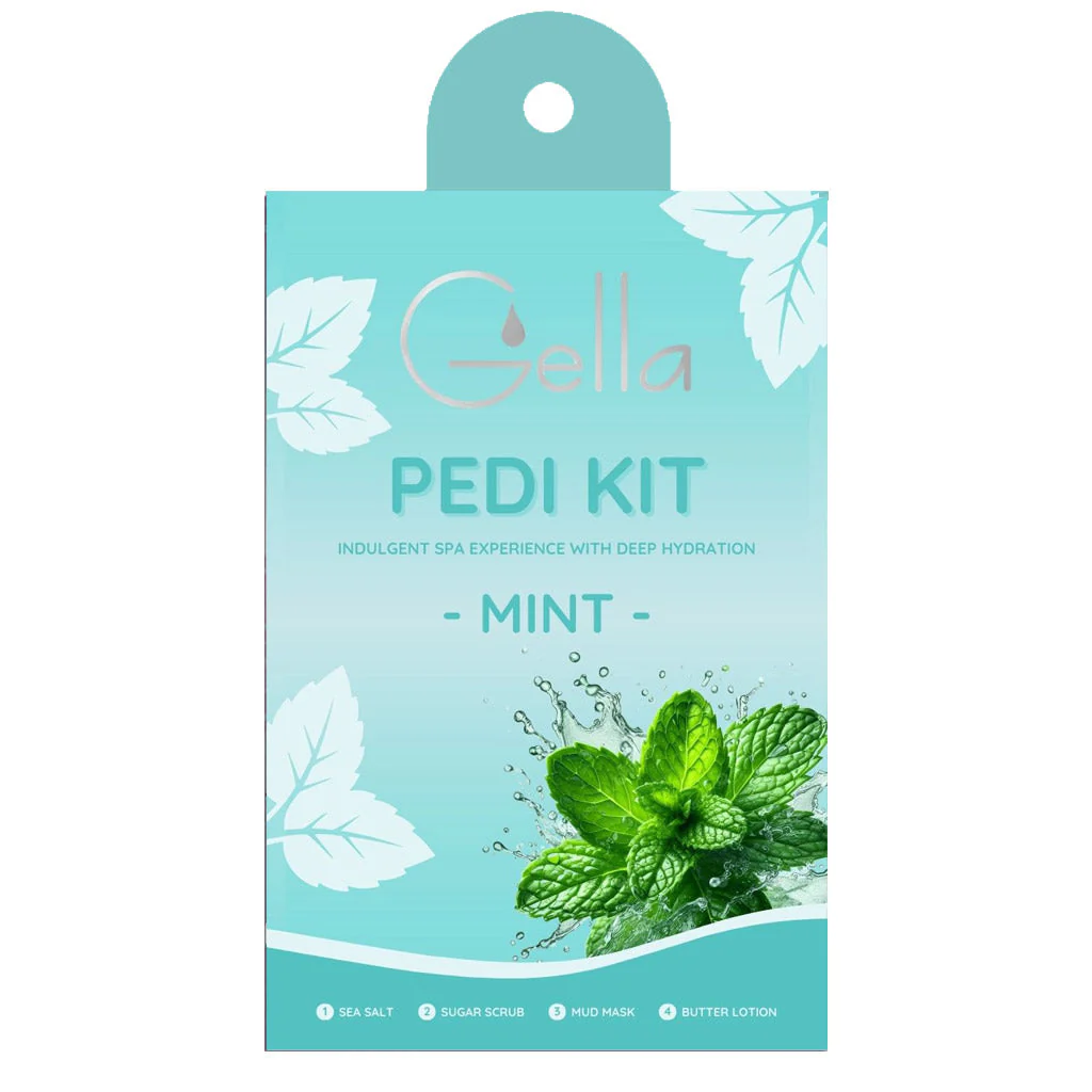 Pedi Kit 4 Steps - Mint 50pc (Carton) - Image 2
