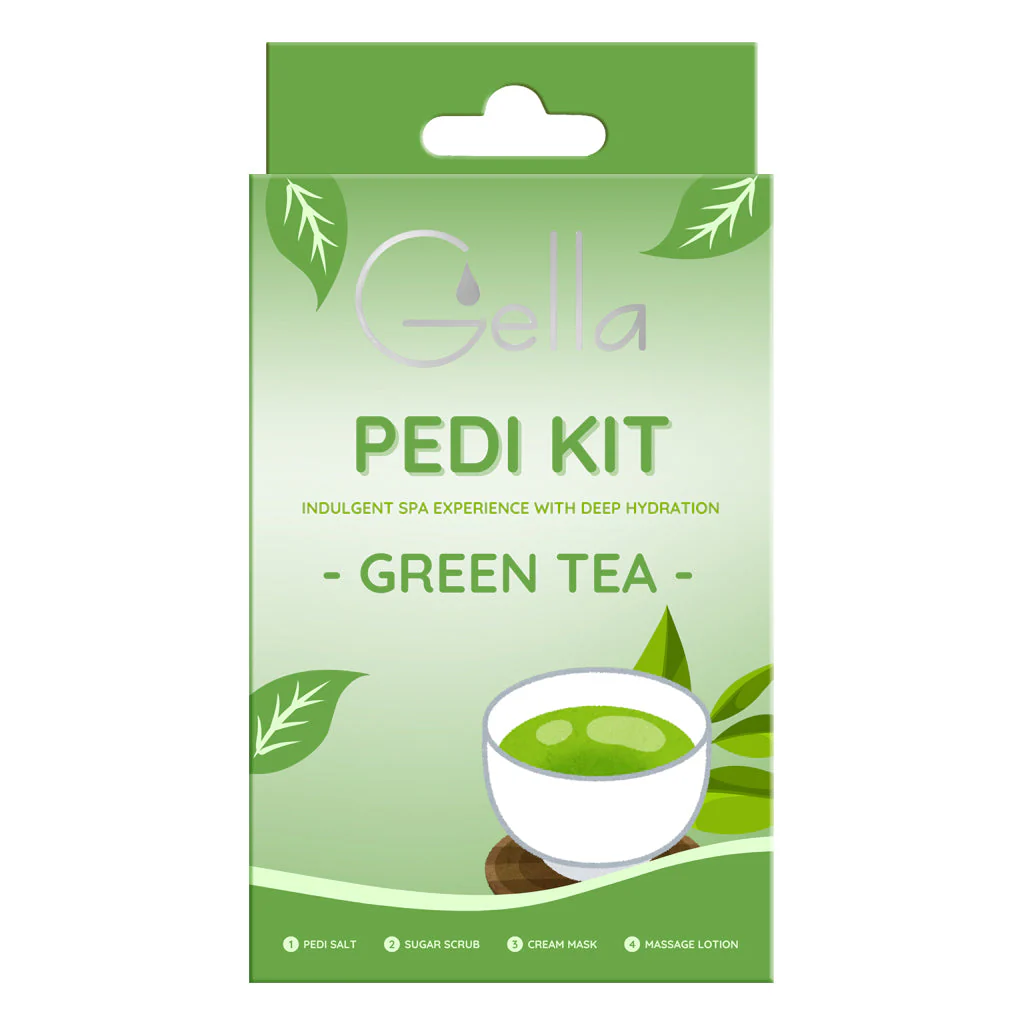 Pedi Kit 4 Steps - Green Tea 50pc (Carton) - Image 2