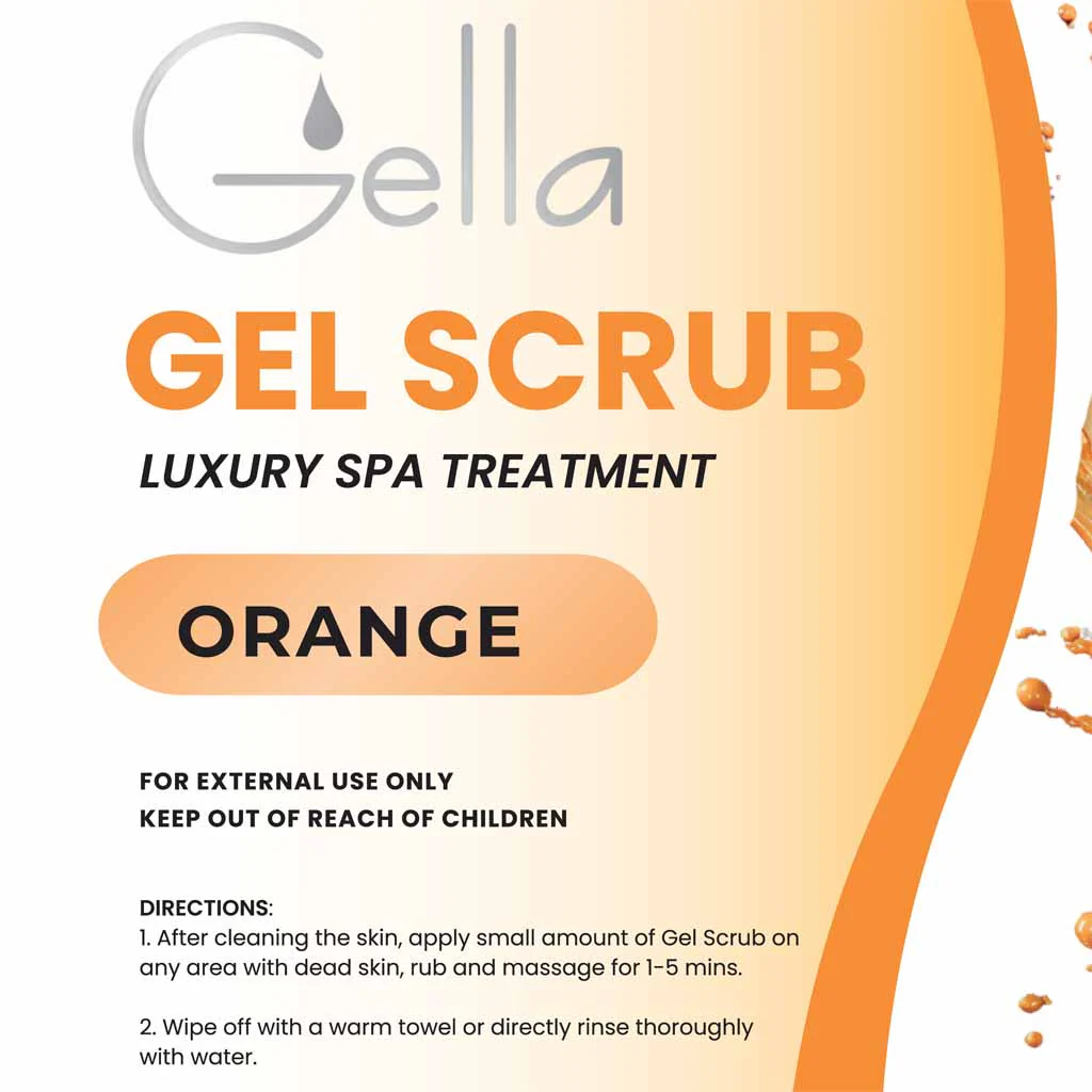 Gel Scrub - Orange - 3.79L (1gal) - Image 2