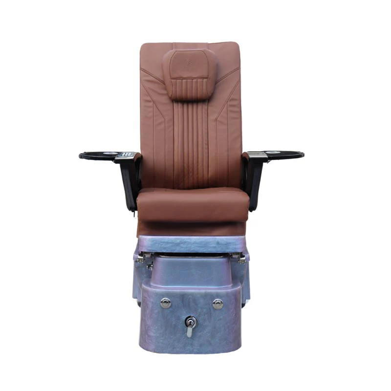 Pedicure Spa Chair - Aurora (Black | Cappuccino | Purple) - Image 2