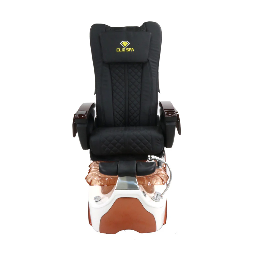 Pedicure Spa Chair - Bronze (Wood | Black | Bronze) - Image 2