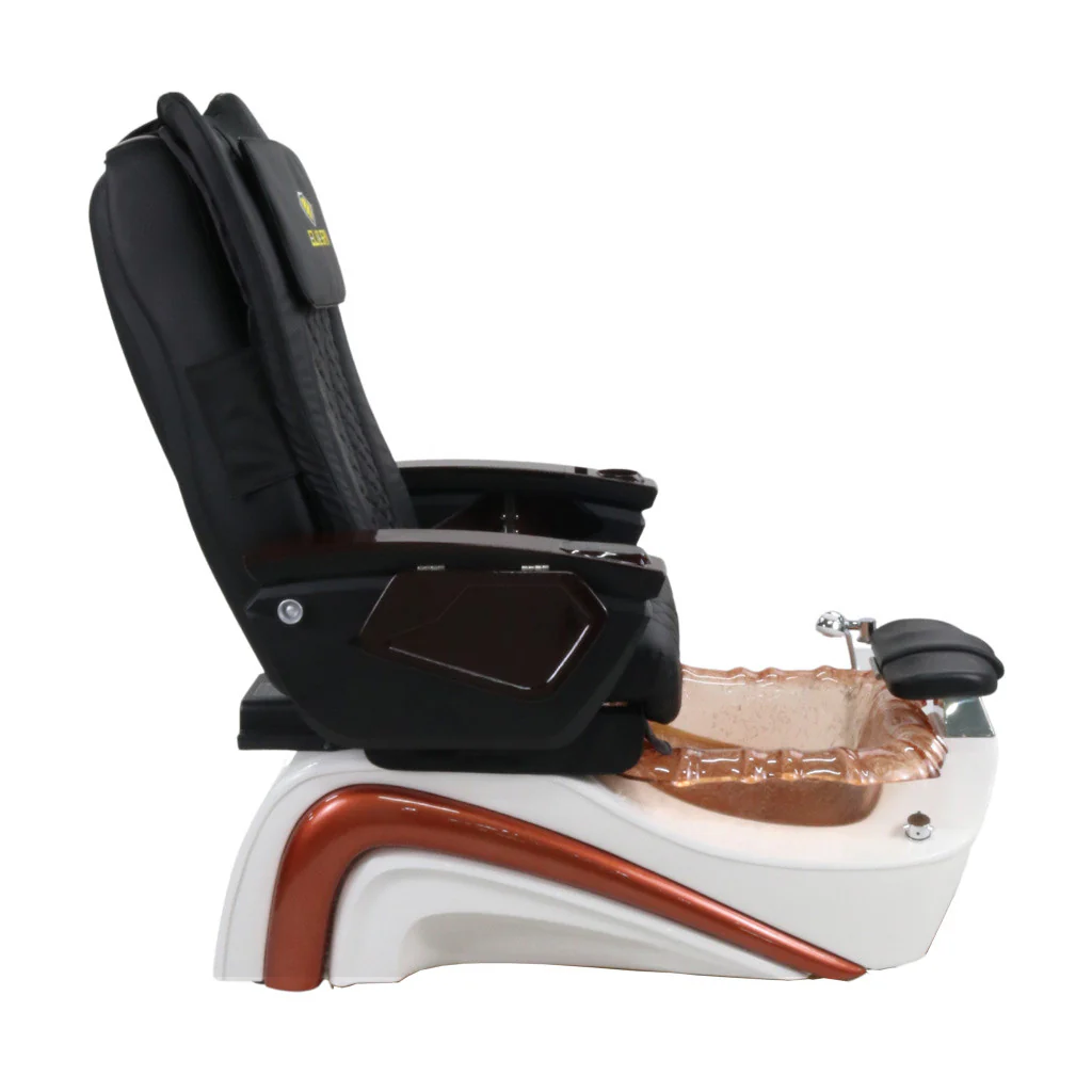 Pedicure Spa Chair - Bronze (Wood | Black | Bronze) - Image 3