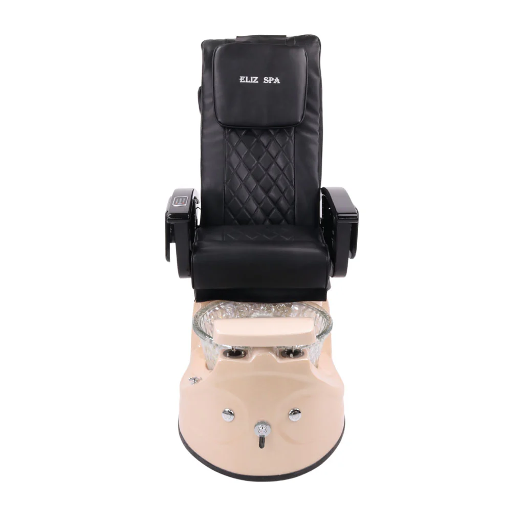 Pedicure Spa Chair - Cloud (Black | Black | Pink) - Image 2