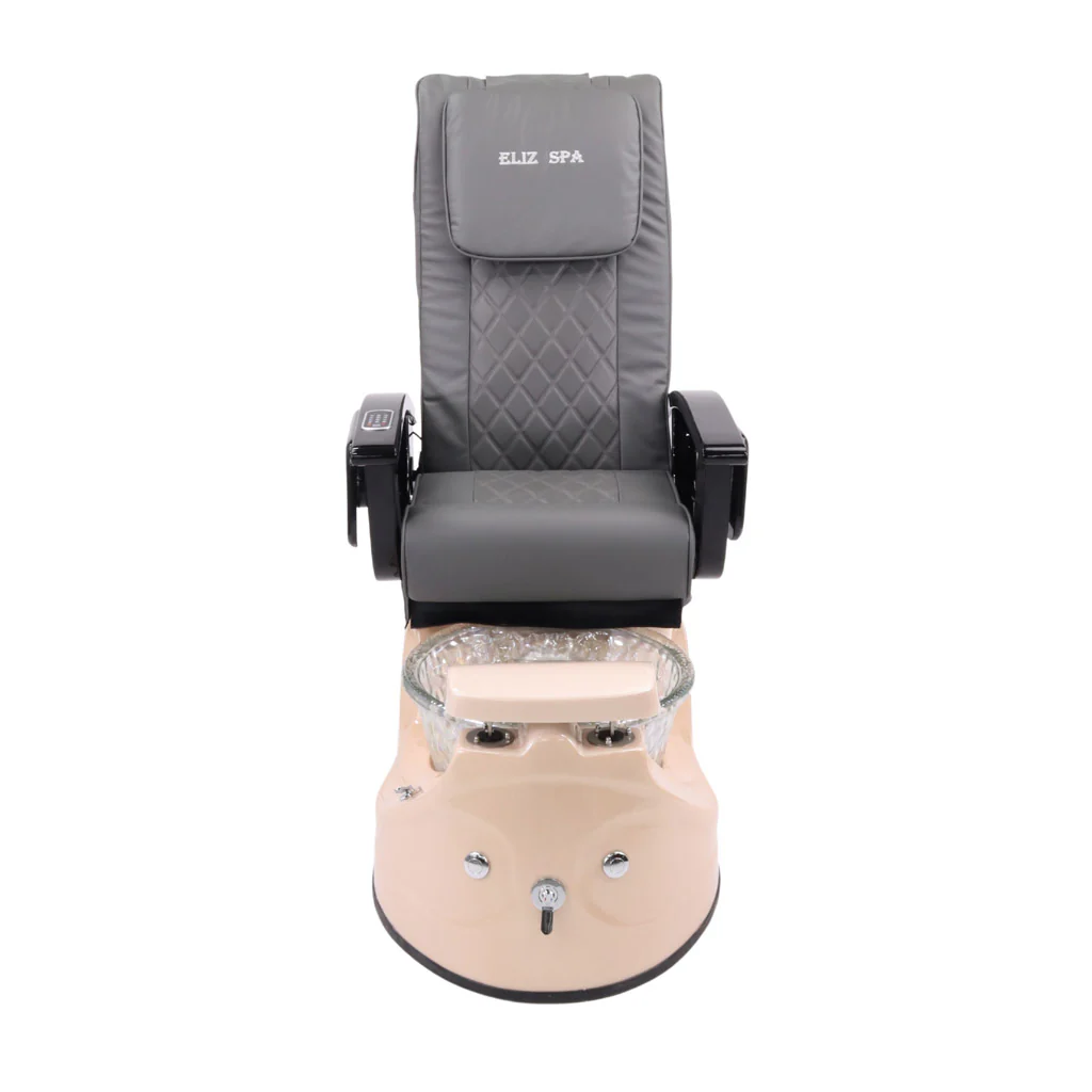 Pedicure Spa Chair - Cloud (Black | Grey | Pink) - Image 2