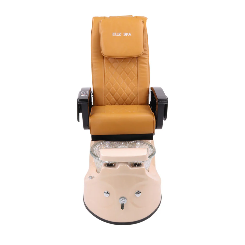 Pedicure Spa Chair - Cloud (Black | Mustard | Pink) - Image 2