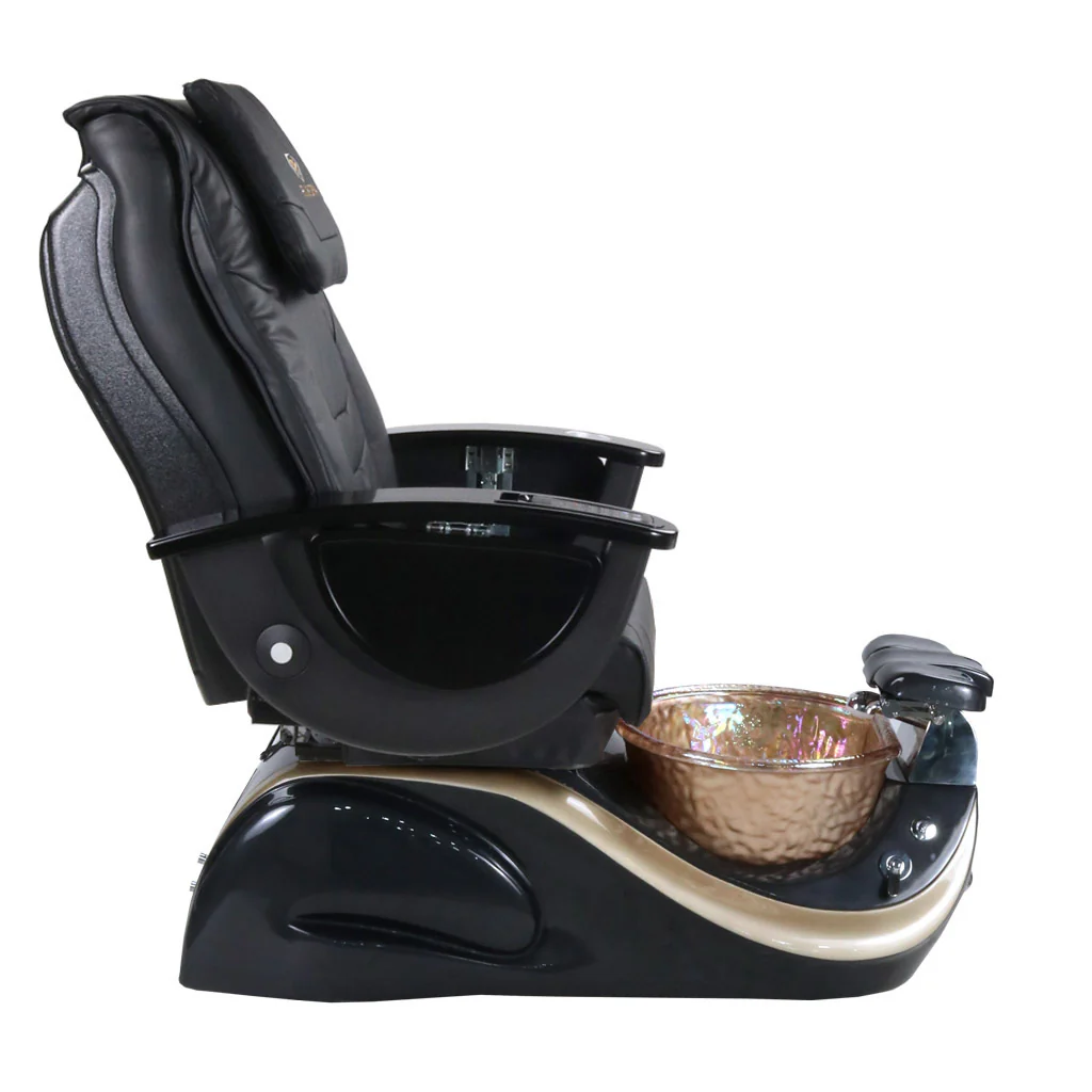 Pedicure Spa Chair - Divine (Black | Black | Black) - Image 3