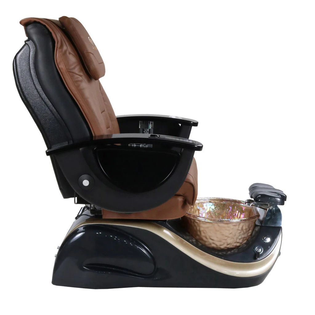 Pedicure Spa Chair - Divine (Black | Cappuccino | Black) - Image 3